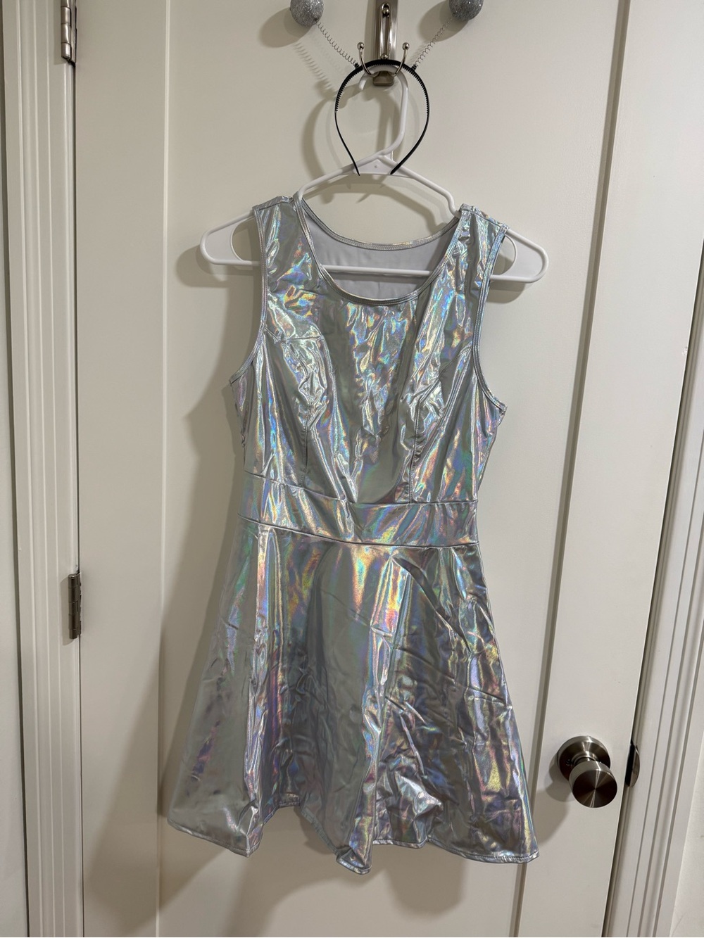 Women’s Alien Costume Skater Dress and Headband